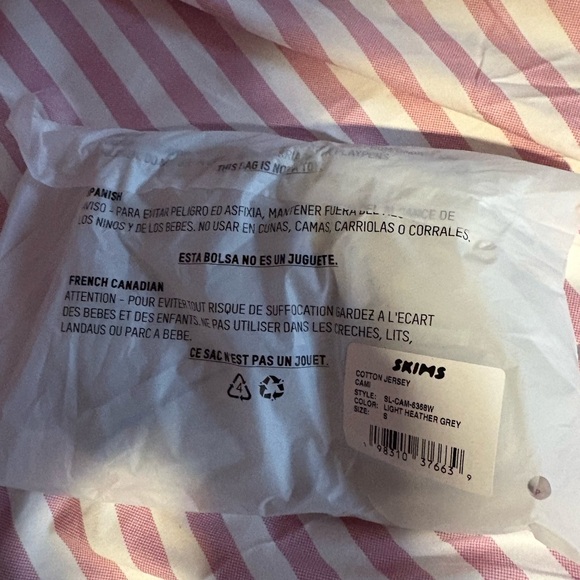 Brand new SKIMS Heather Grey Tank Top - Picture 5 of 6